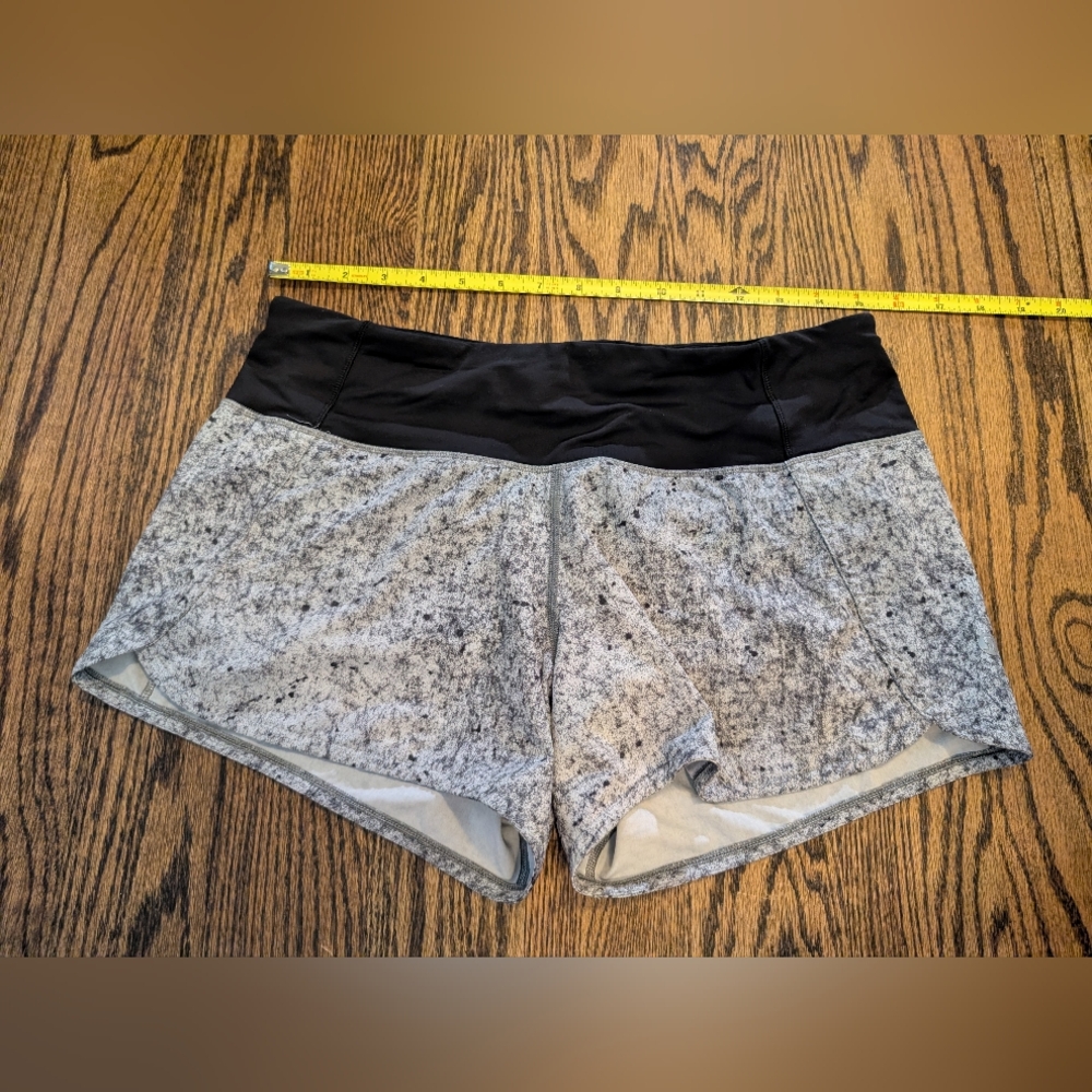 Women's lululemon Black and Gray Shorts